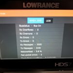 Lowrance MFD Netzwerk Diagnose