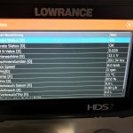 Lowrance MFD Datenliste